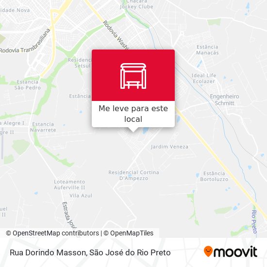 Rua Dorindo Masson mapa