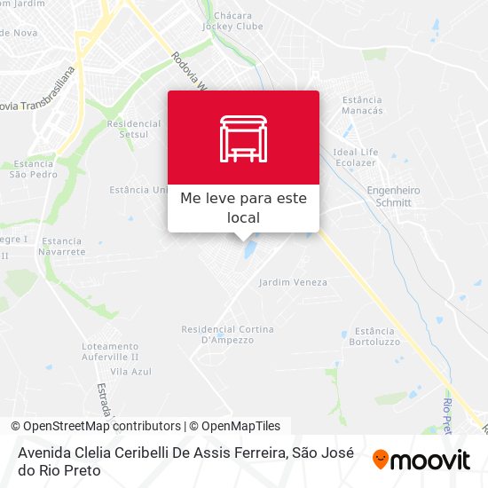Avenida Clelia Ceribelli De Assis Ferreira mapa
