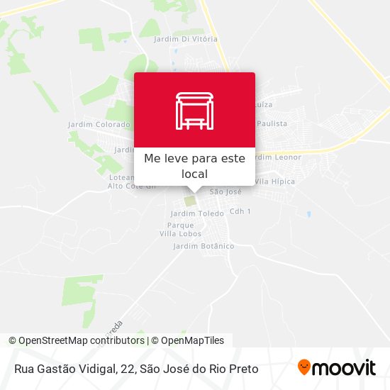 Rua Gastão Vidigal, 22 mapa