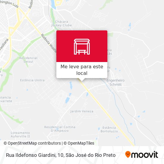 Rua Ildefonso Giardini, 10 mapa
