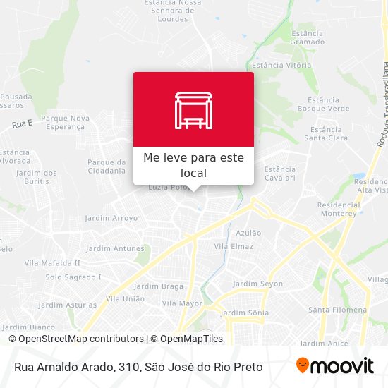 Rua Arnaldo Arado, 310 mapa