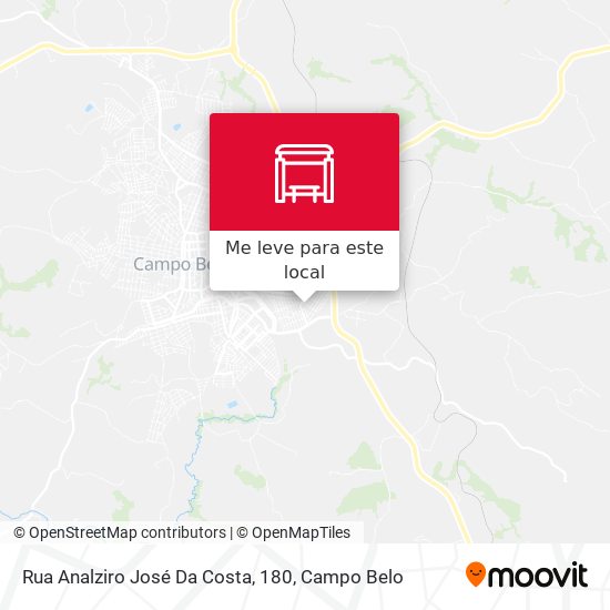 Rua Analziro José Da Costa, 180 mapa