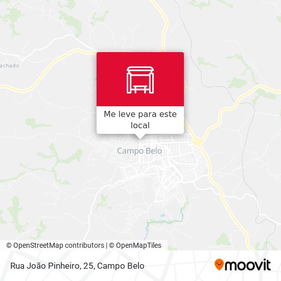 Rua João Pinheiro, 25 mapa