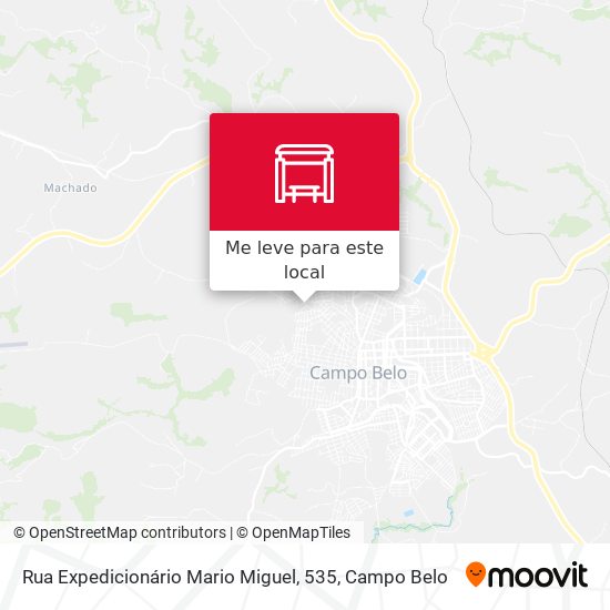 Rua Expedicionário Mario Miguel, 535 mapa