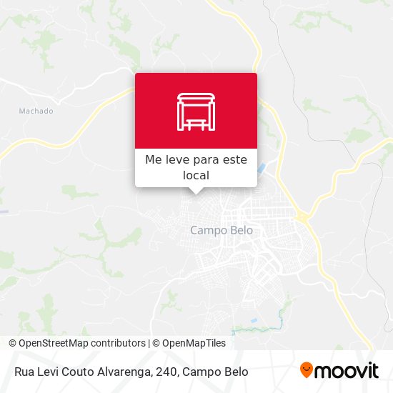 Rua Levi Couto Alvarenga, 240 mapa