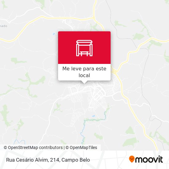 Rua Cesário Alvim, 214 mapa