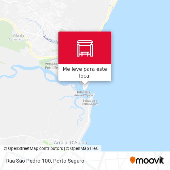 Rua São Pedro 100 mapa