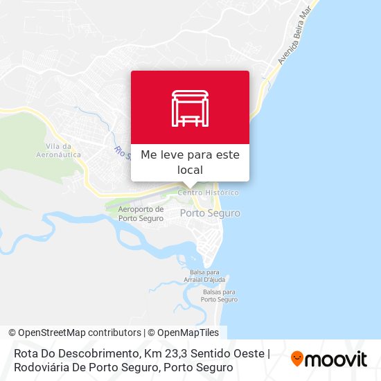 Rota Do Descobrimento, Km 23,3 Sentido Oeste | Rodoviária De Porto Seguro mapa