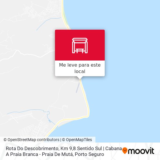 Rota Do Descobrimento, Km 9,8 Sentido Sul | Cabana A Praia Branca - Praia De Mutá mapa