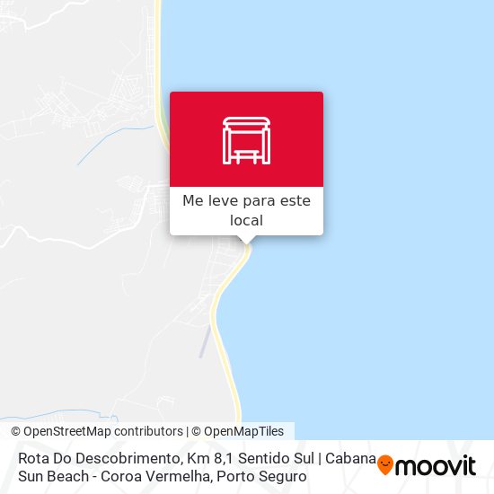 Rota Do Descobrimento, Km 8,1 Sentido Sul | Cabana Sun Beach - Coroa Vermelha mapa
