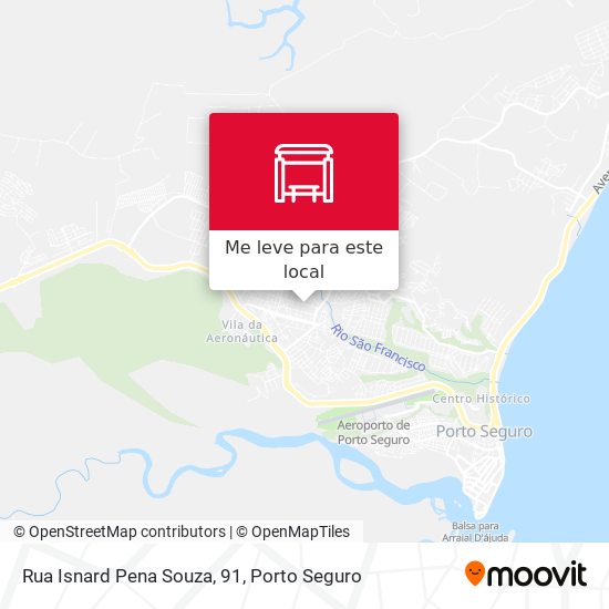 Rua Isnard Pena Souza, 91 mapa