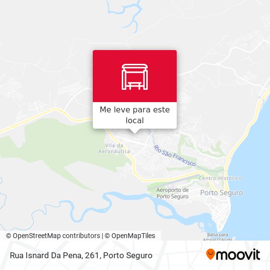 Rua Isnard Da Pena, 261 mapa