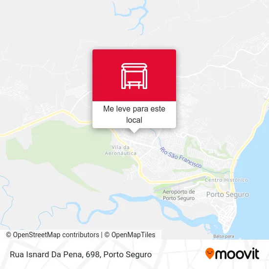 Rua Isnard Da Pena, 698 mapa
