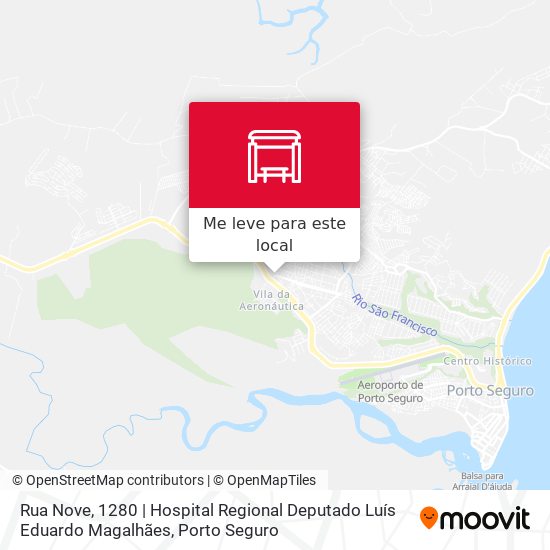 Rua Nove, 1280 | Hospital Regional Deputado Luís Eduardo Magalhães mapa