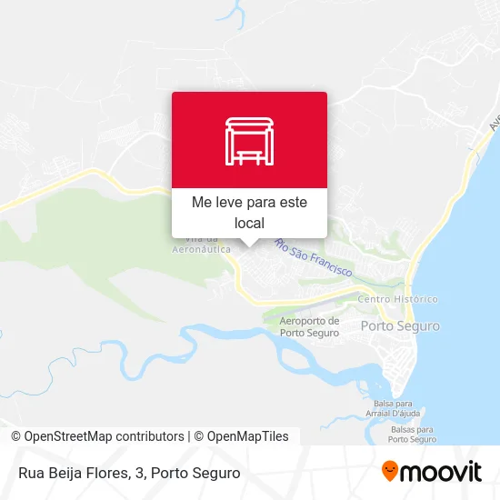Rua Beija Flores, 3 mapa