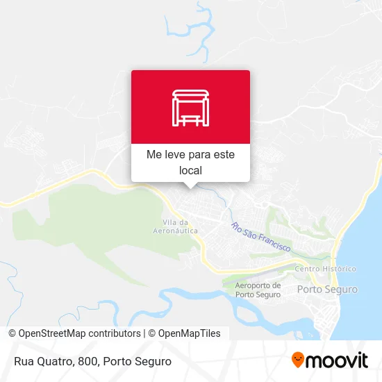 Rua Quatro, 800 mapa