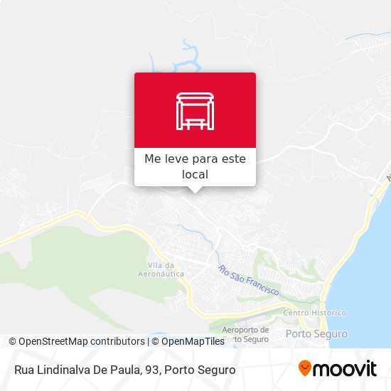 Rua Lindinalva De Paula, 93 mapa