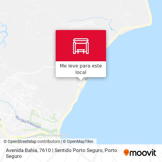 Avenida Bahia, 7610 | Sentido Porto Seguro mapa