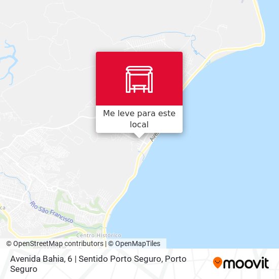 Avenida Bahia, 6 | Sentido Porto Seguro mapa