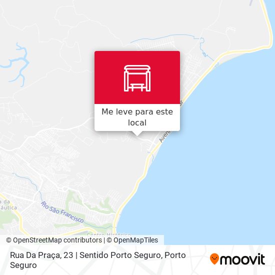 Rua Da Praça, 23 | Sentido Porto Seguro mapa