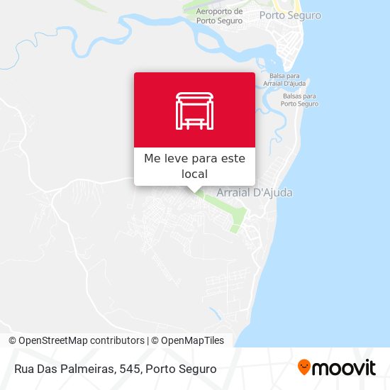 Rua Das Palmeiras, 545 mapa