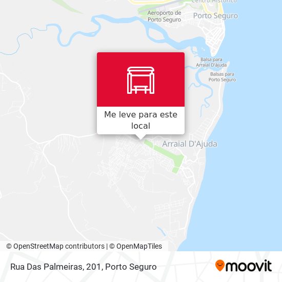 Rua Das Palmeiras, 201 mapa