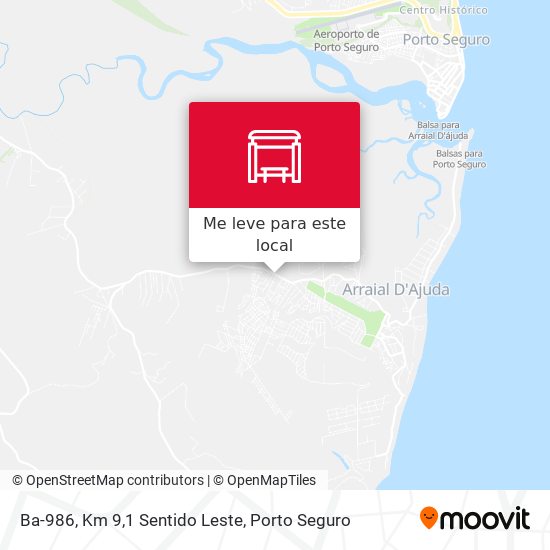 Ba-986, Km 9,1 Sentido Leste mapa