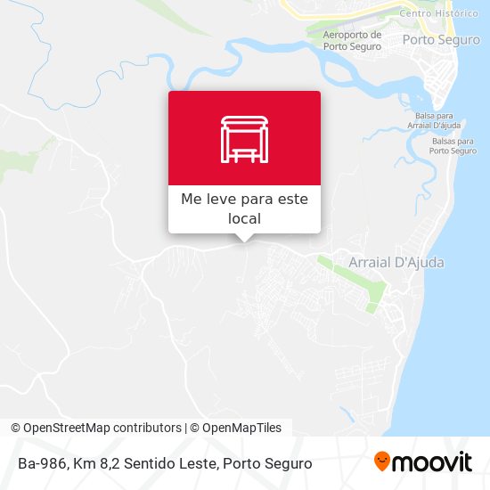 Ba-986, Km 8,2 Sentido Leste mapa