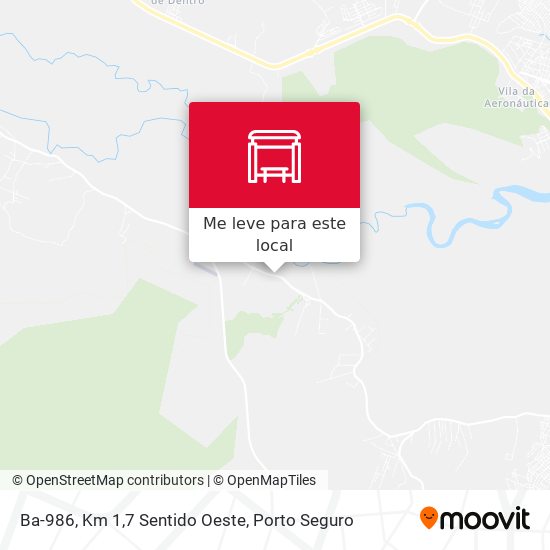 Ba-986, Km 1,7 Sentido Oeste mapa
