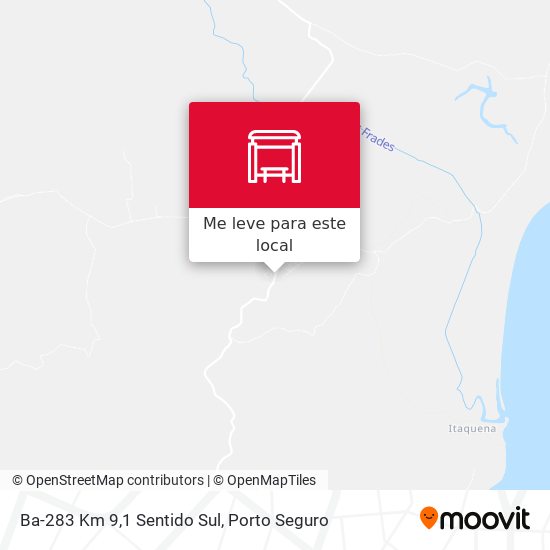 Ba-283 Km 9,1 Sentido Sul mapa
