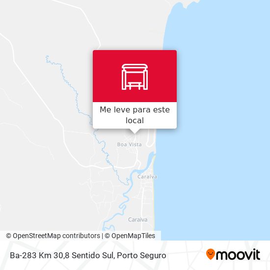 Ba-283 Km 30,8 Sentido Sul mapa