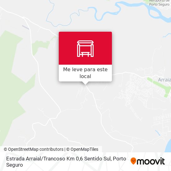 Estrada Arraial / Trancoso Km 0,6 Sentido Sul mapa
