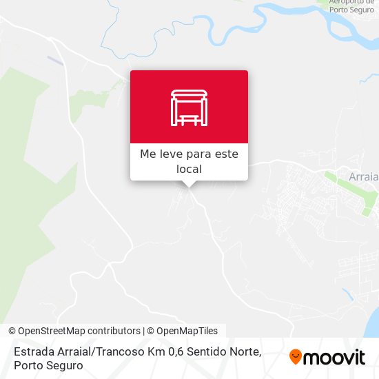 Estrada Arraial / Trancoso Km 0,6 Sentido Norte mapa
