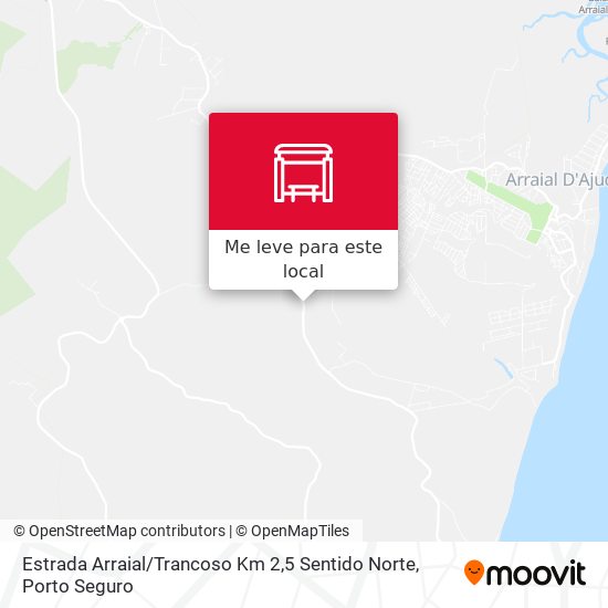Estrada Arraial / Trancoso Km 2,5 Sentido Norte mapa