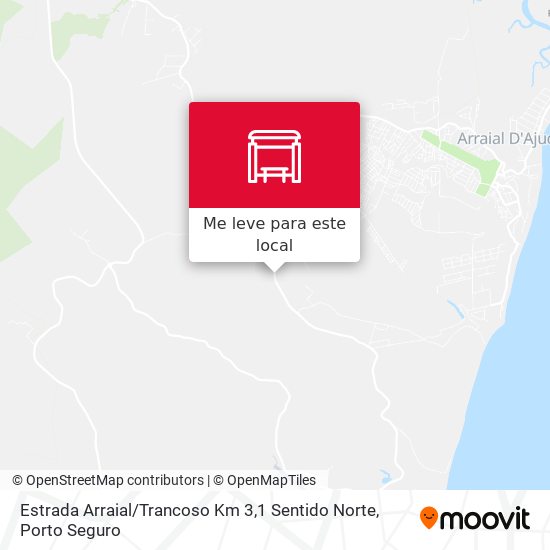 Estrada Arraial / Trancoso Km 3,1 Sentido Norte mapa