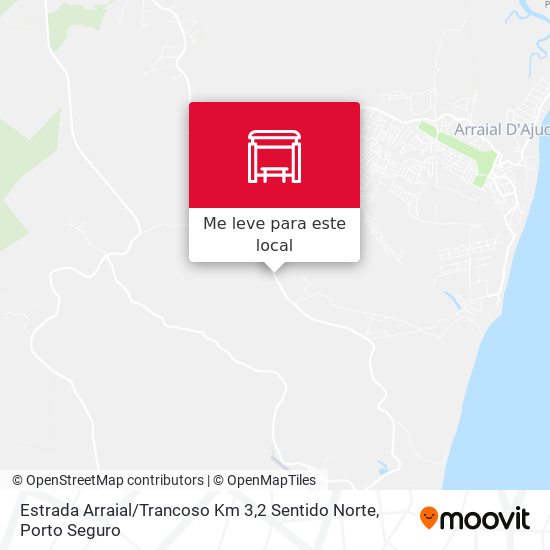 Estrada Arraial / Trancoso Km 3,2 Sentido Norte mapa