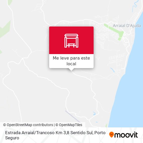 Estrada Arraial / Trancoso Km 3,8 Sentido Sul mapa