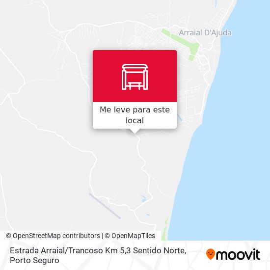 Estrada Arraial / Trancoso Km 5,3 Sentido Norte mapa