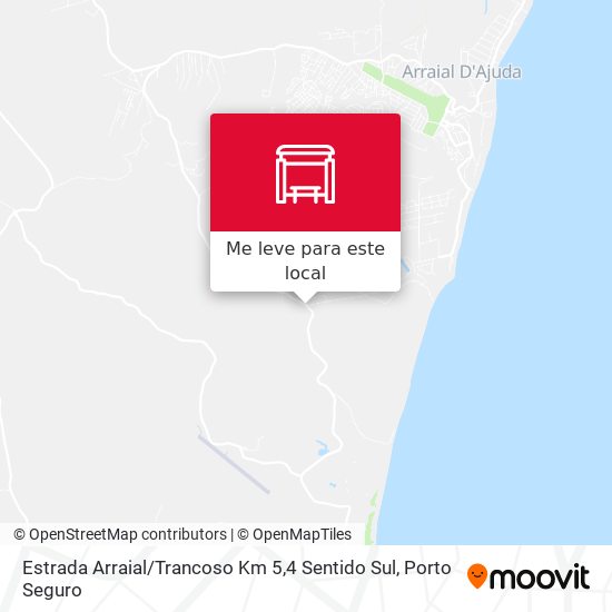 Estrada Arraial / Trancoso Km 5,4 Sentido Sul mapa