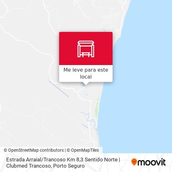 Estrada Arraial / Trancoso Km 8,3 Sentido Norte | Clubmed Trancoso mapa