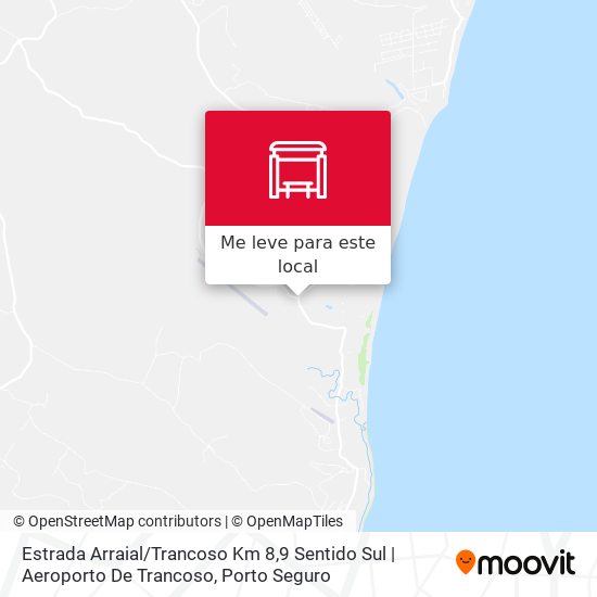 Estrada Arraial / Trancoso Km 8,9 Sentido Sul | Aeroporto De Trancoso mapa
