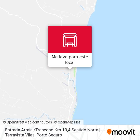 Estrada Arraial / Trancoso Km 10,4 Sentido Norte | Terravista Vilas mapa