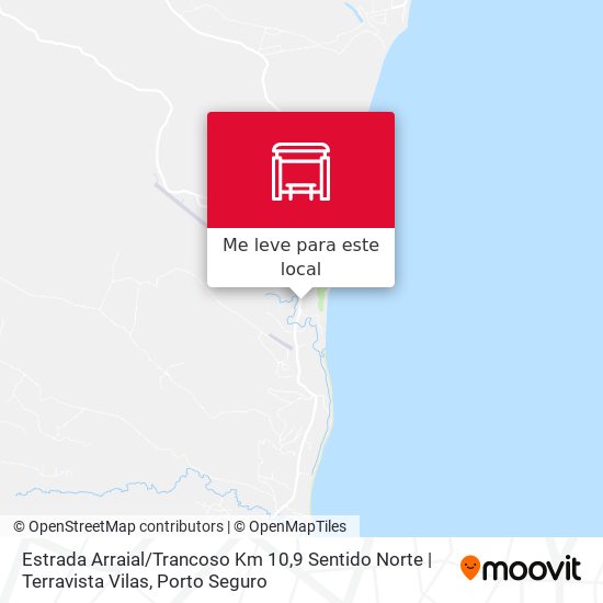 Estrada Arraial / Trancoso Km 10,9 Sentido Norte | Terravista Vilas mapa