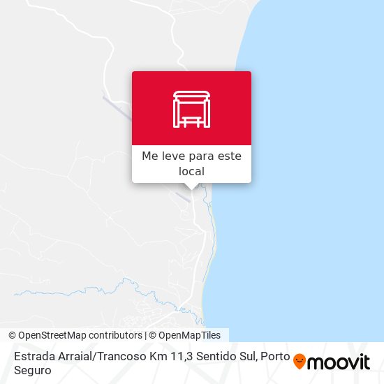 Estrada Arraial / Trancoso Km 11,3 Sentido Sul mapa