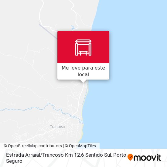 Estrada Arraial / Trancoso Km 12,6 Sentido Sul mapa