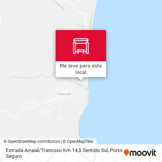 Estrada Arraial / Trancoso Km 14,5 Sentido Sul mapa