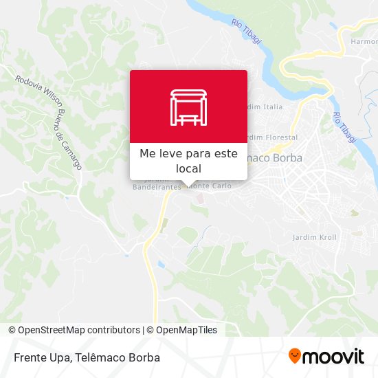 Frente Upa mapa