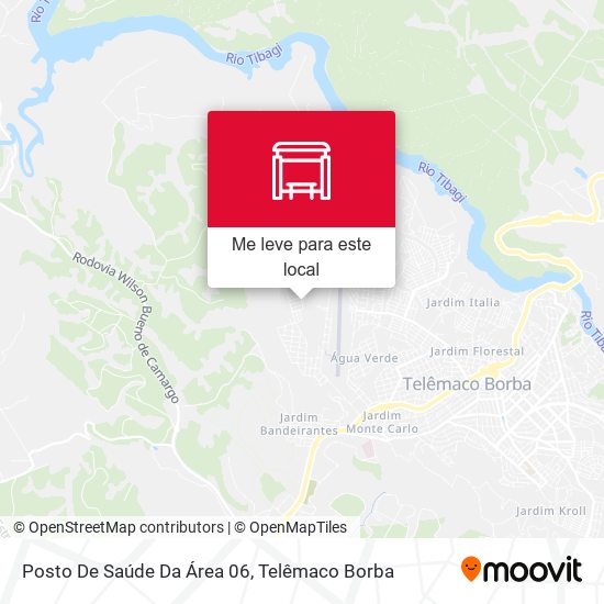 Posto De Saúde Da Área 06 mapa