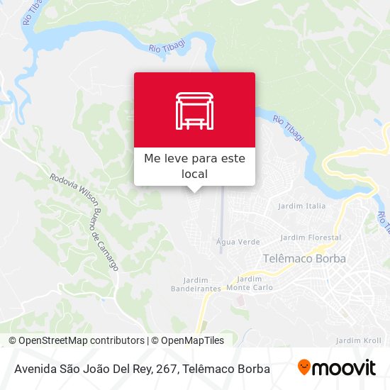 Avenida São João Del Rey, 267 mapa