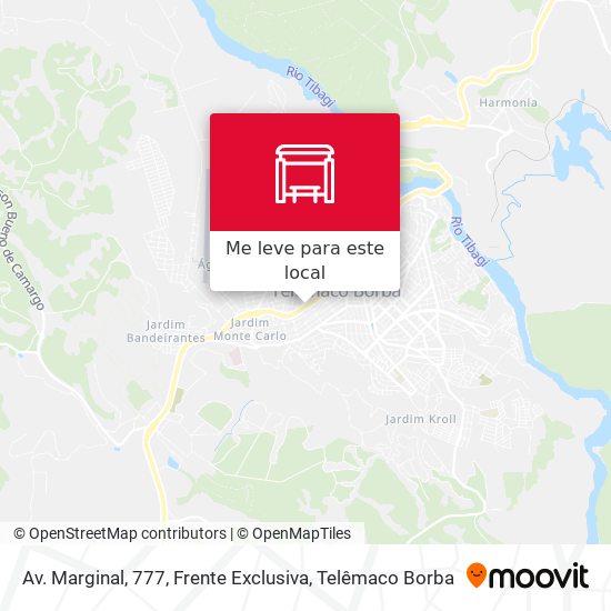 Av. Marginal, 777, Frente Exclusiva mapa
